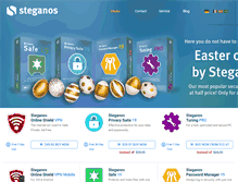 Tablet Screenshot of blog.steganos.com